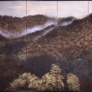 【吉野 山明ける (全体)】再興第80回院展